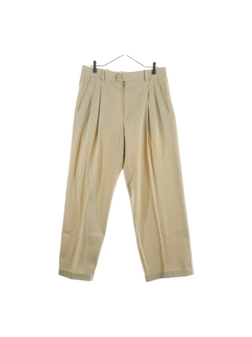 Louis Vuitton the Creator LV Logo Tuck Chino Pants RM 242 Jmh Beige